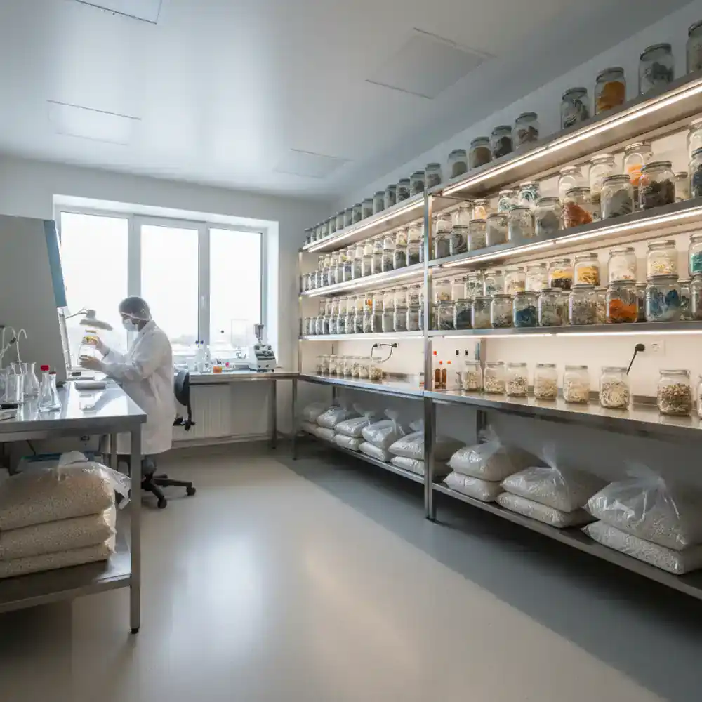 Mushroom cultivation facility and lab