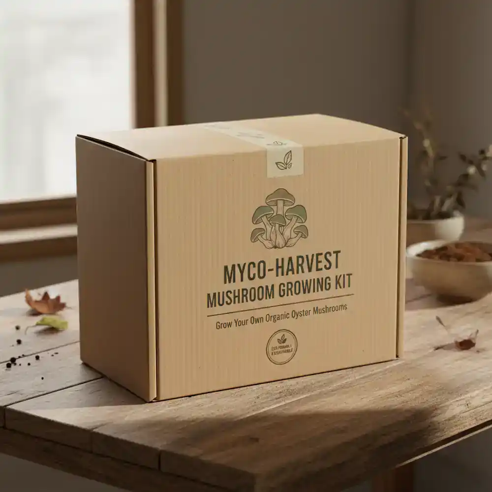 Beginner mushroom grow kit box